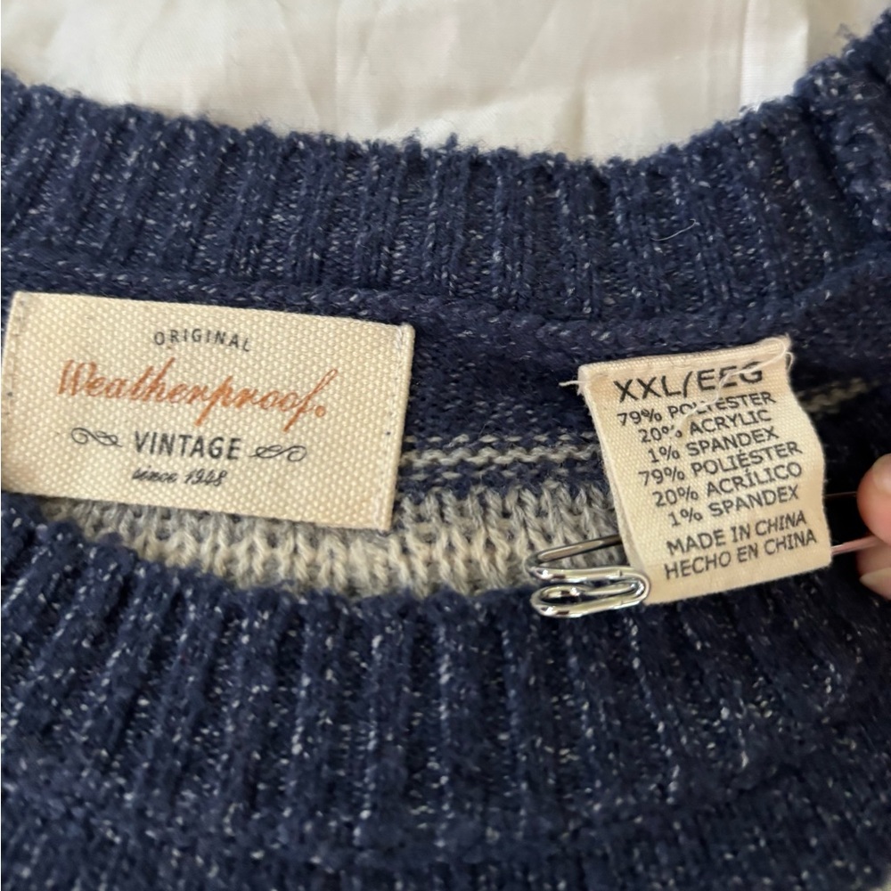 Weatherproof Vintage Women's Navy Sweater